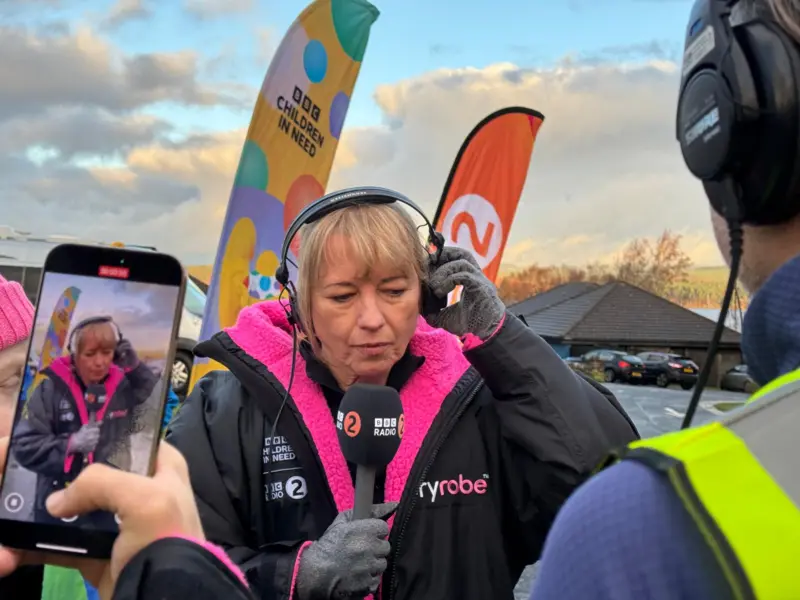 10 November 2025: Sara Cox’s epic 135 mile Children in Need challenge